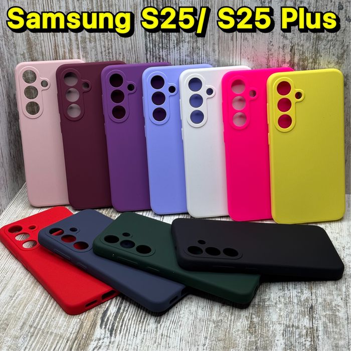 Чехол софттач Silicone Case на Samsung S25/ S25 Plus/ S25 Ultra Чохол