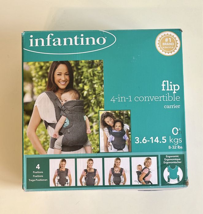 INFANTINO nosidełko 4w1 odciążające rodzica