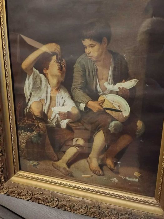 Stare obrazy w pięknej ramie