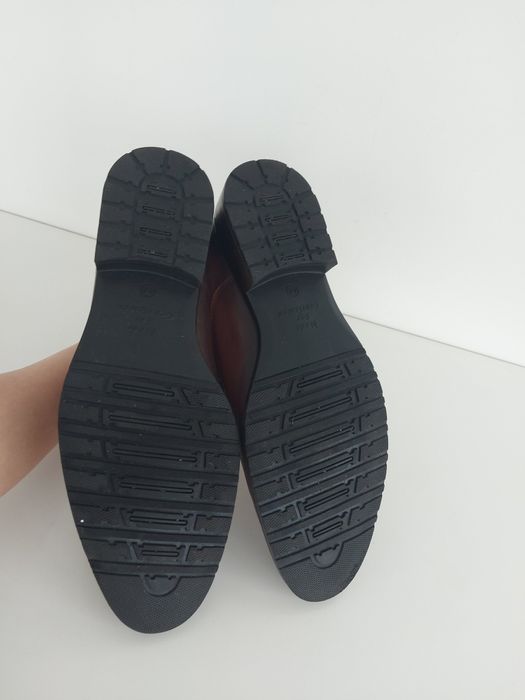 Buty męskie skórzane ocieplane w rozmiarze 44