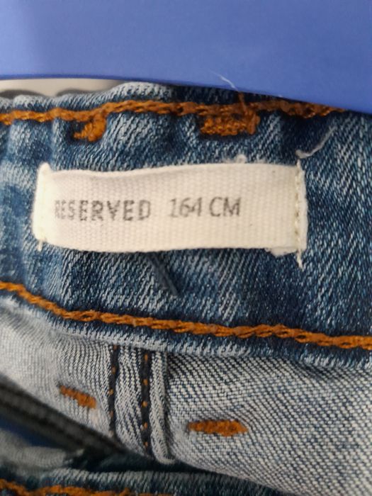 Spodnie chłopięce Reserved jeansowe rozm 164, stan bdb