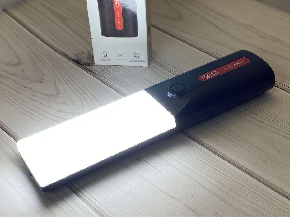 Лампа/ліхтар XO YH18 з магнітами та гачком (5 режимів) 1500mAh Чорна