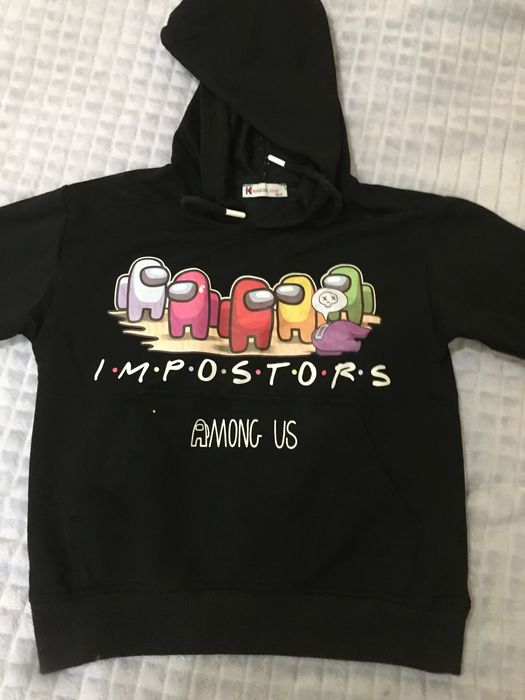 Худі чорний амонгас кофта