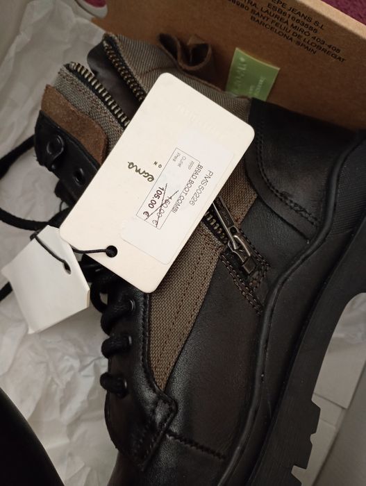 Kozaki skórzane Pepe Jeans.