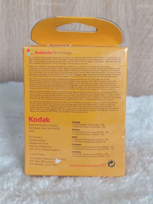 Kodak Ink Combo Pack zestaw wkładów atramentowych do drukarek