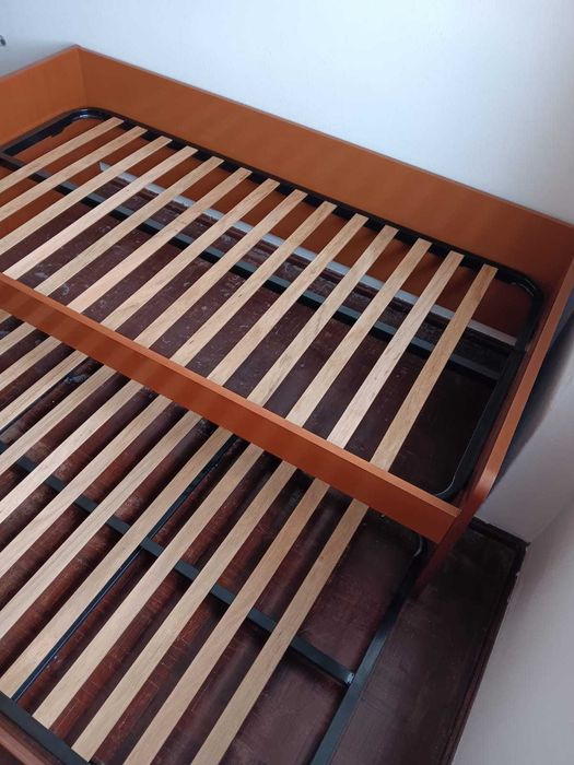 cama de solteiro com cama-gavetão