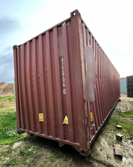 Contentor Marítimo 12 Metros Altura Extra (40 pés HC)