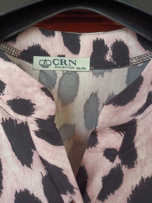 Bluzka panterka rękaw 3/4