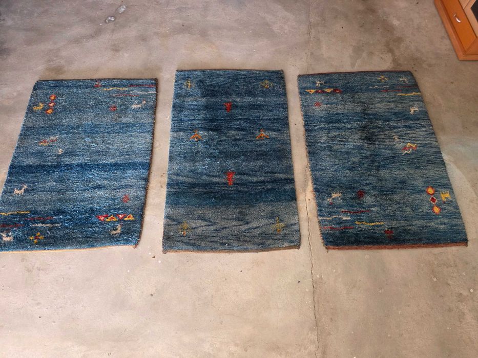 Tapete Indiano Gabbeh Royal, 100% Pura Lã Virgem, 118 cm x 80 cm