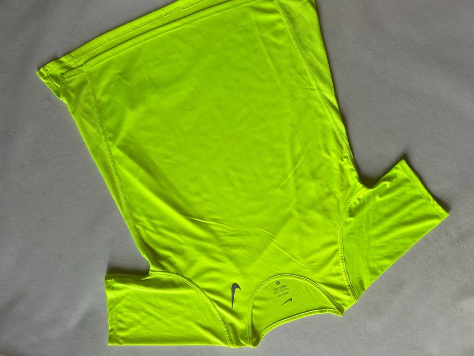 NIKE _ Neonowa termoaktywna koszulka t-shirt S _ dri-fit