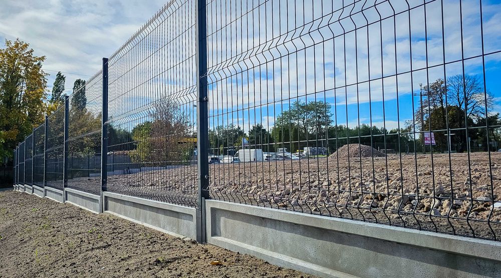 Ogrodzenie panelowe fi 4 1,53 m, KOMPLET, Panele Ogrodzeniowe, panel