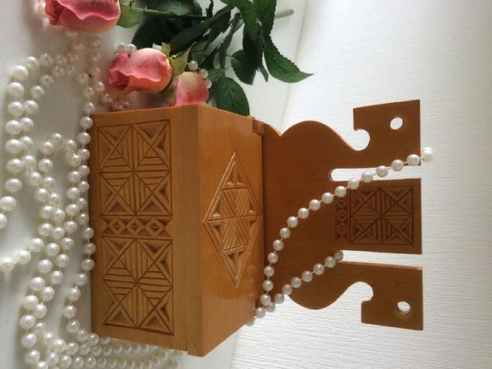 Шкатулка / Работа с дерева / Деревянные сувениры СССР / Ручная робота