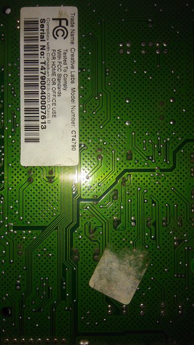 Karta muzyczna Sound Blaster CT4790, PCI retro komputer
