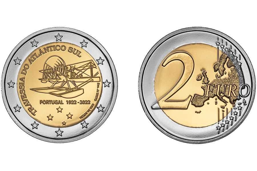 2Euros UNC Portugal "50 anos do 25 de Abril" 2024 e outras 2019 a 2024