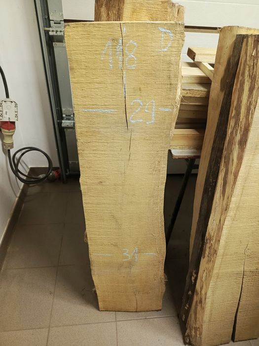 Bale dębowe na stolik