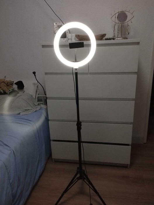 Ring light com luz