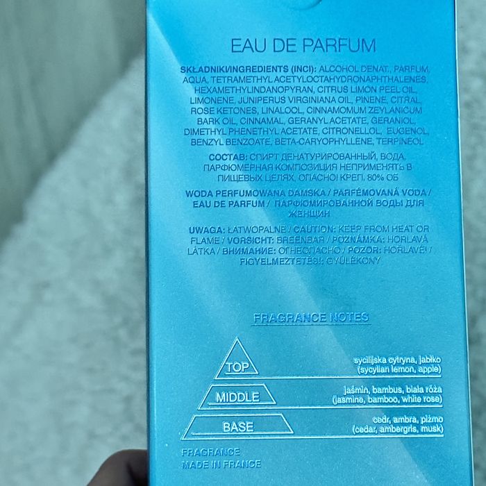 Woda perfumowana D&N light woman inspirowana D&G light blue 100ml