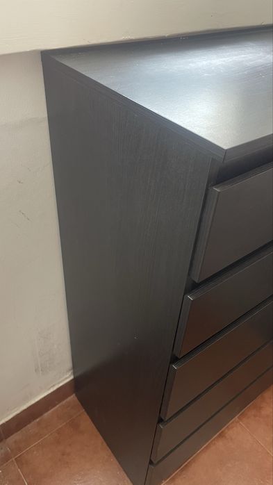 Comoda Kullen 5 gavetas castanha IKEA