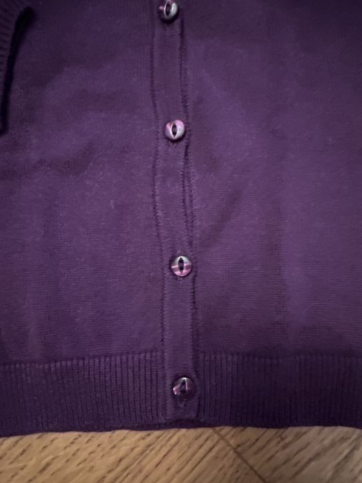 Sweter niemowlęcy fioletowy, H&M, rozm. 68, 4-6 mies.