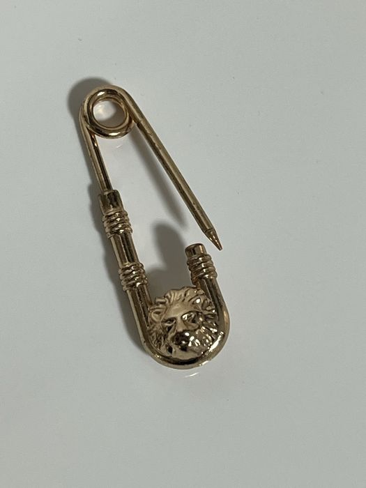 Вінтажна брошка Versace з головою Медузи та захисною шпилькою