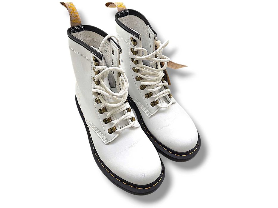 Dr. Martens White Blanc Smooth 37r
