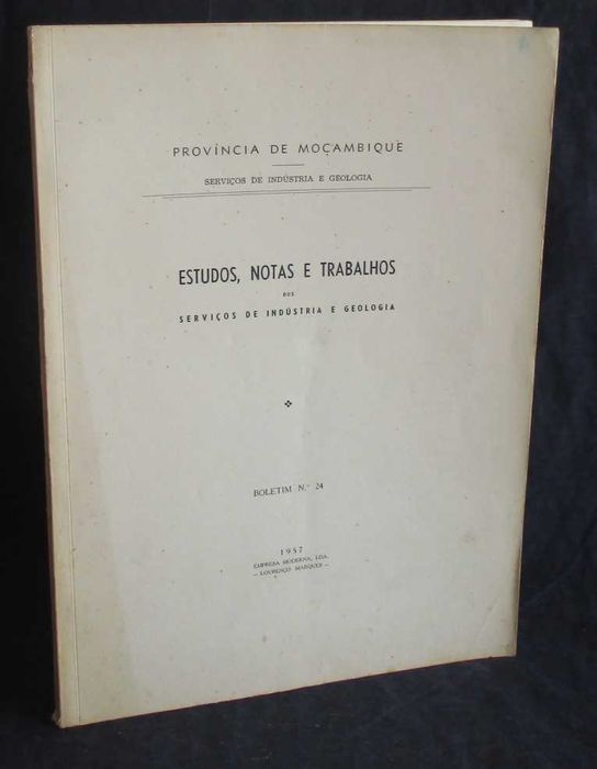 Livro Estudos Notas e Trabalhos dos Serviços de Indústria e Geologia