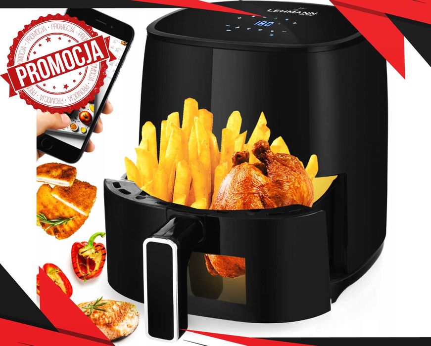 Nowa Frytkownica Beztłuszczowa Air Fryer XXL Programy Opiekacz (-20%)