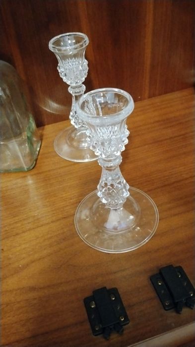 Castiçais  cristal  Darque