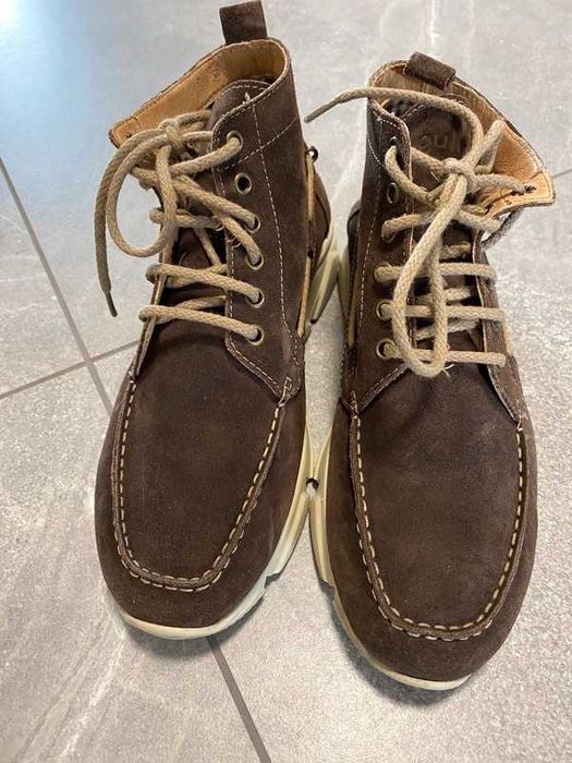 Gullwing za kostkę buty jesień wiosna włoskie