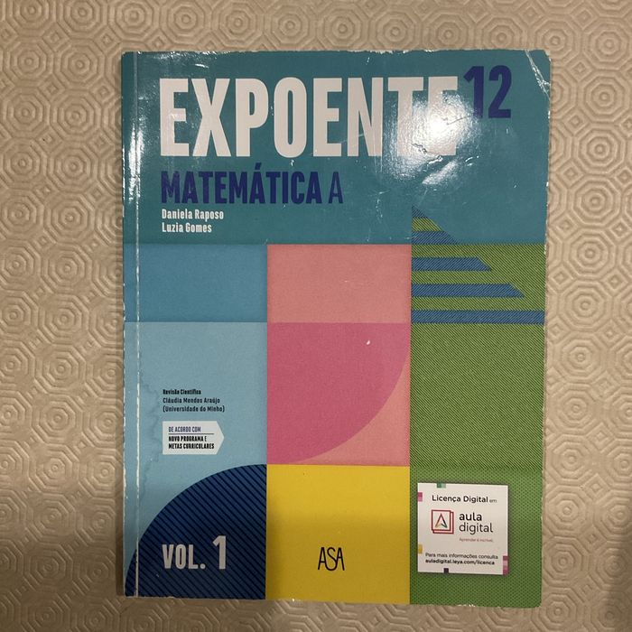 Expoente Grade 12 – Mathematics A Vol. 1