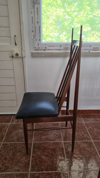 Conjunto Sala de Jantar Mid-Century: Mesa Extensível + 6 Cadeiras (Impecáveis) + vitrine