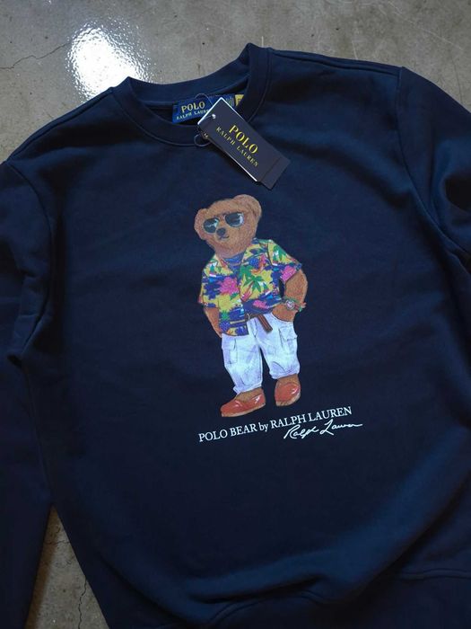 Ralph Lauren Czarna Bawełna 100% Bluza M XL XXL 3XL Męska