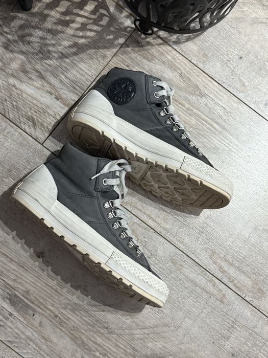 Converse skórzane wysokie trampki Skóra 41,5