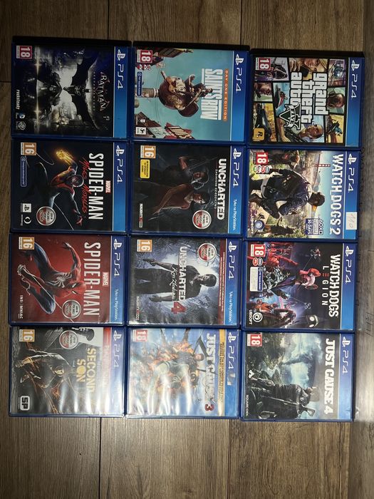 Gry na play station 4! Read Dead Redemption, Uncharted, Infamous…