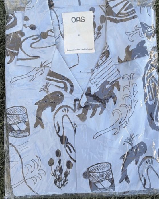 Camisa OAS de manga comprida