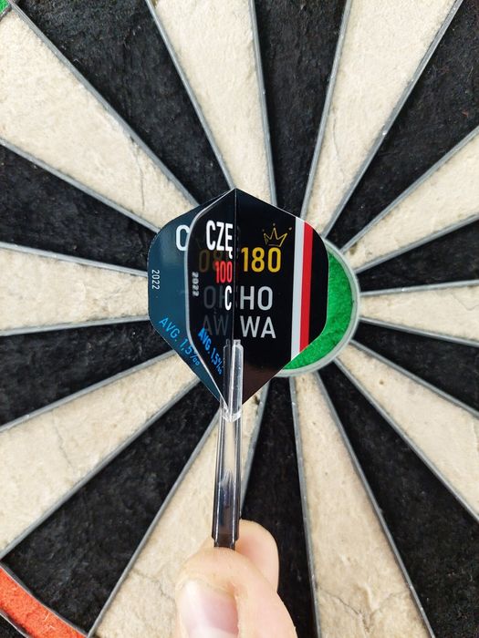 100x komplet Piórka dart standard 100 micronow lotki rzutki darts