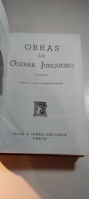Obras de Guerra Junqueiro (Poesia) | Lello & Irmão - 1ª edição