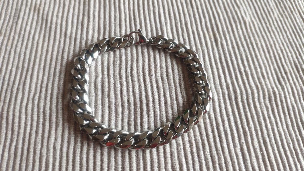 Pulseiras Metálicas Unisexo 7mm e 9mm de largura