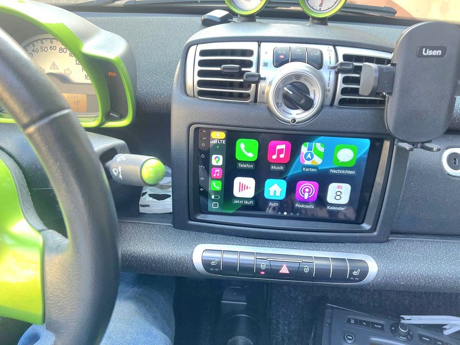 Rádio Android 14 com GPS Smart Fortwo W451 (Artigo Novo)