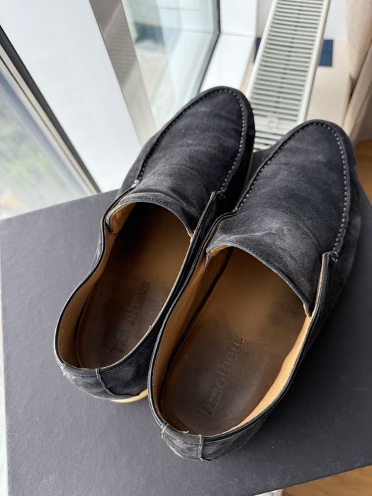 Чоловічі лофери Timoteus 45р на 30 см темно-сині