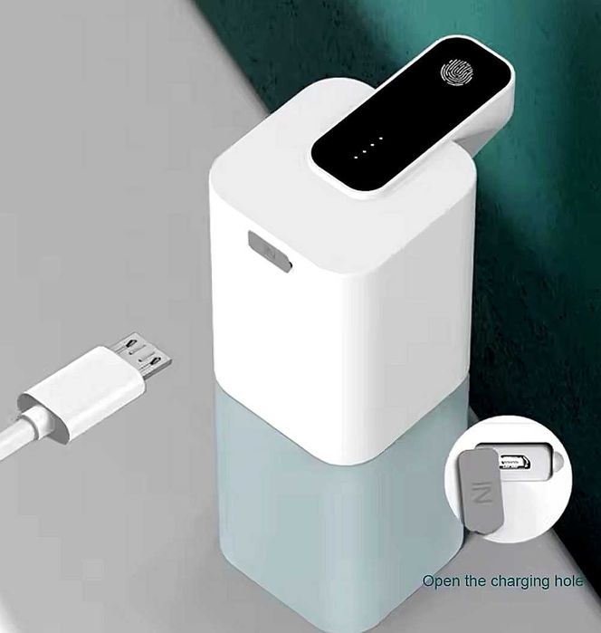 Автоматический дозатор пенного мыла с аккумулятором