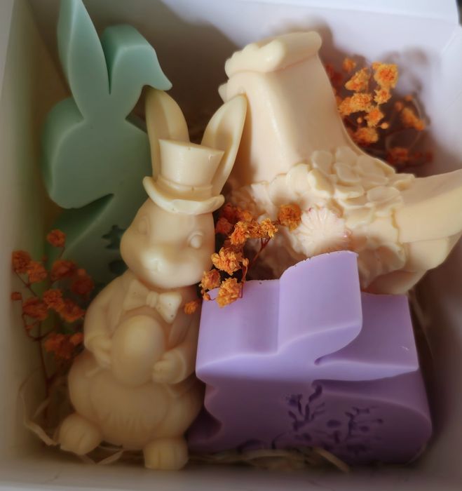 Zestaw mydełek świątecznych box prezent