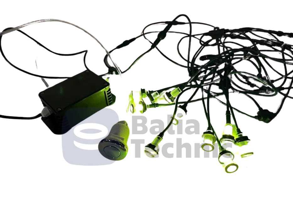 Lampki podwodne punktowe 8 kolorów do balii, Jacuzzi, Ruska Bania