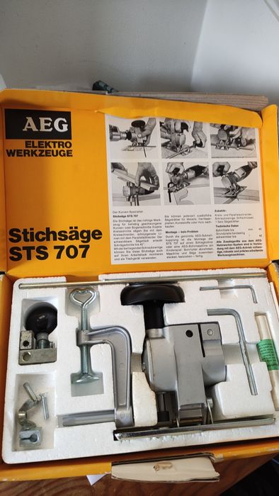 Serra tico tico AEG adaptador para berbequim