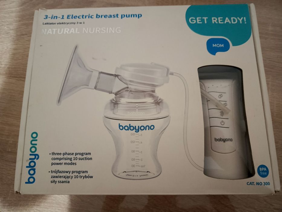 Молоковідсмоктувач електричний 3в1 BabyOno Natural Nursing 300