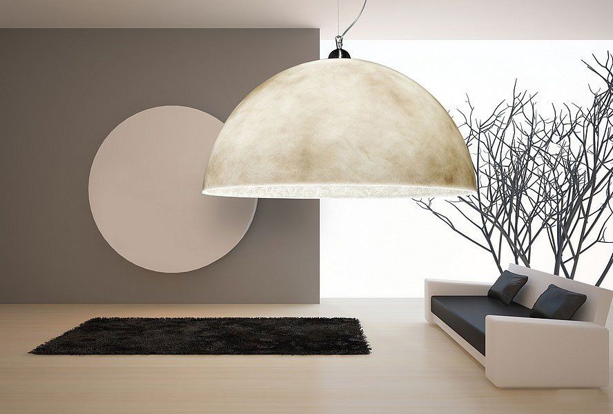 Lampa - lampy półkule. Duża lampa wisząca półkula. Ręcznie robione .