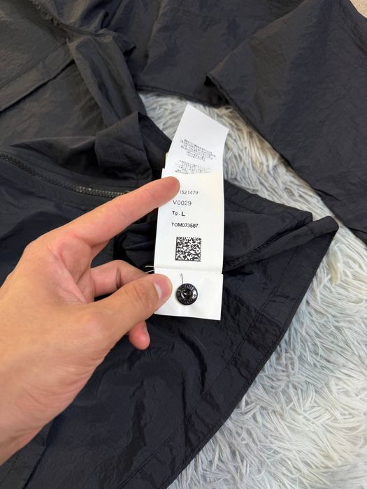 STONE ISLAND | Овершот Нейлоновий Стон айленд | Овершот Стонік Чорний S M L XL