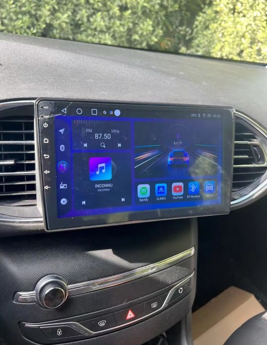Rádio Peugeot 308 Android 14 com GPS (Novo)