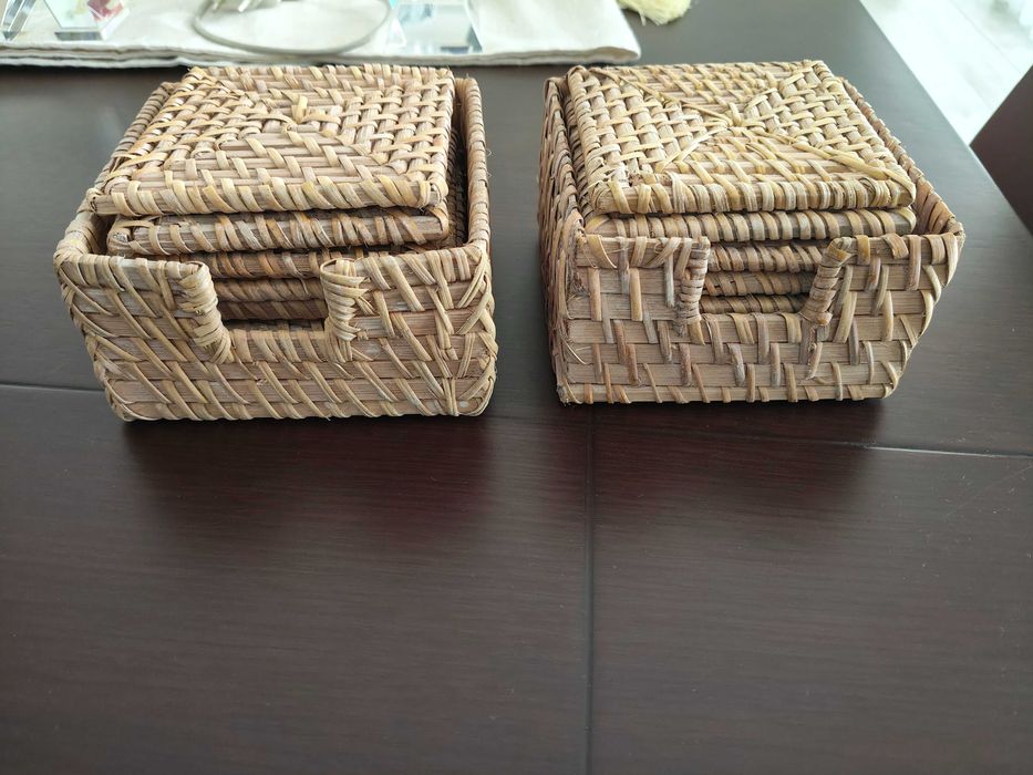 14 bases de copos com caixas