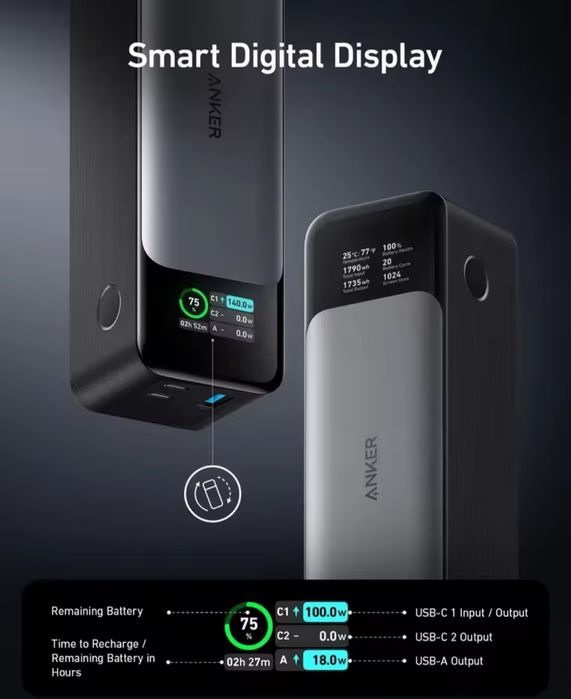 Павербанк 737 140вт 24000mah